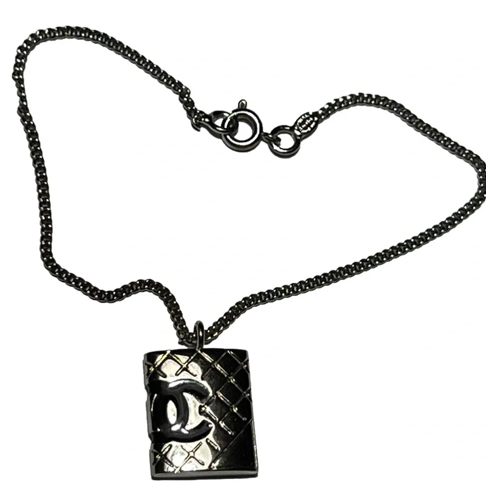 CHANEL cambon Logo CC pendant Bracelet
